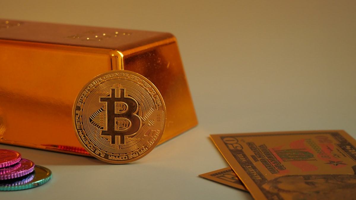 Bond yields and interest rate concept with coins